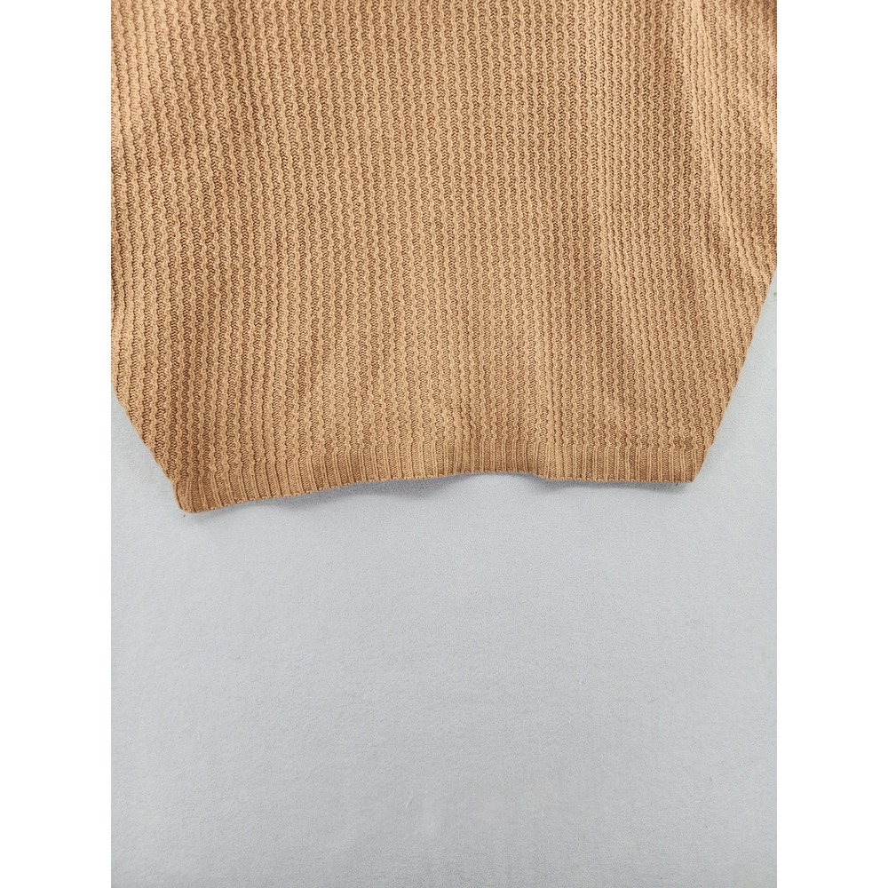 Massimo Dutti Italian Yarn Wool Cashmere Cowl Neck Poncho Sweater‎ Brown Medium - Picture 6 of 15